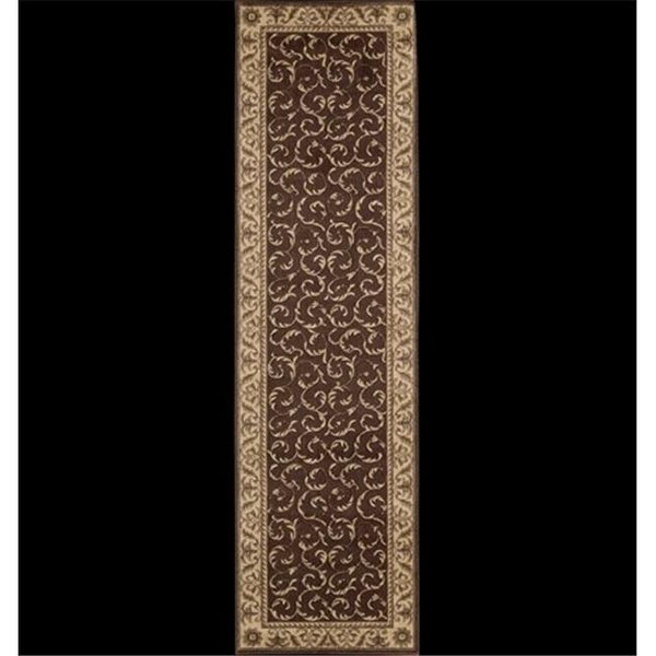Nourison Nourison 4786 Somerset Area Rug Collection Brown 2 ft 3 in. x 8 ft Runner 99446047861